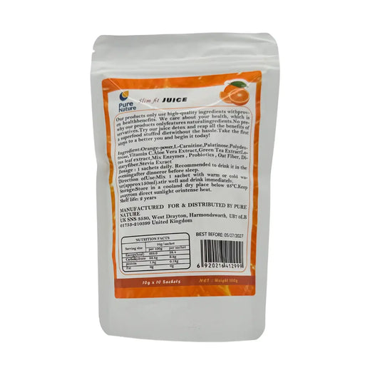 Pure Nature – Slim Fit Juice Orange flavor