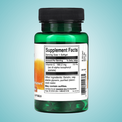 Swanson Vitamin E 400 IU – 60 Softgels