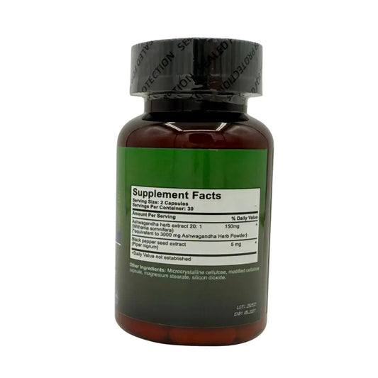 Pure Nature – Ashwagandha Extra Strength 3000 mg 60 veggie capsules