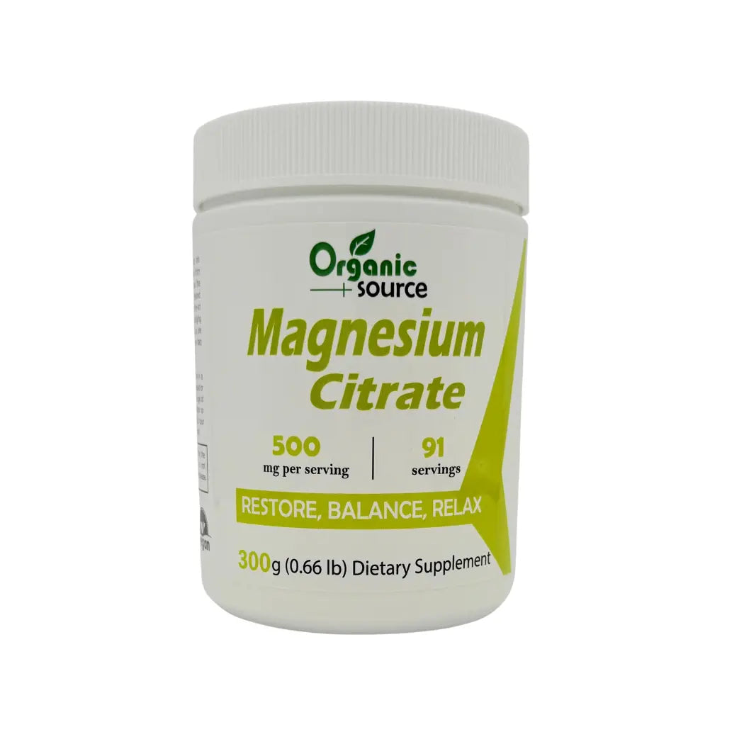 Organic Source – Magnesium Citrate Powder 500 mg