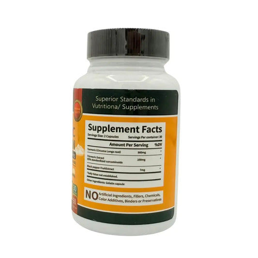 Organic Source – Premium Ultra Pure Turmeric Curcumin 1500 mg (with Bioperine) 60 Veggie Capsules