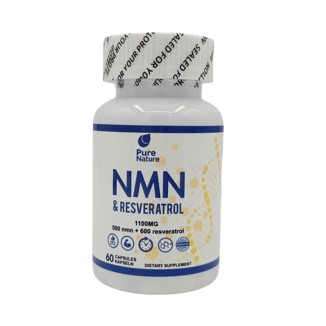 Pure Nature – NMN & Resveratrol 1100 mg 60 Capsules