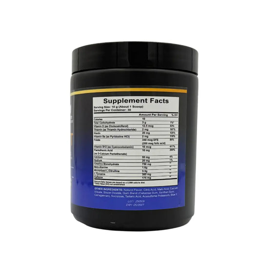 Pure Nature – Pre-Workout (Blueberry Lemonade, 30 Servings)