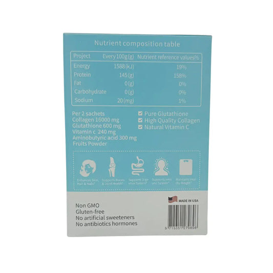 Vitrol – Collagen + Glutathione + Vitamin C (16,000 mg, 30 Sachets)