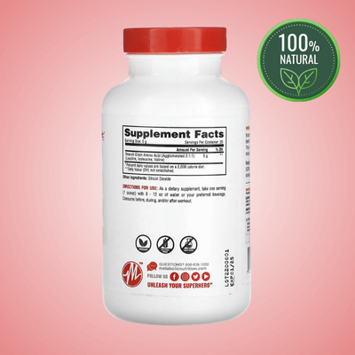 BCAA Powder – Unflavored (100 g)