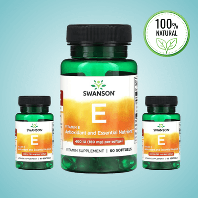 Swanson Vitamin E 400 IU – 60 Softgels