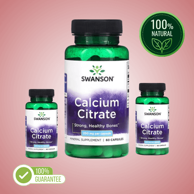 Calcium Citrate 200 mg – 60 Capsules