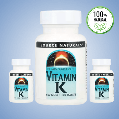 Vitamin K by Source Naturals – 100 Tablets
