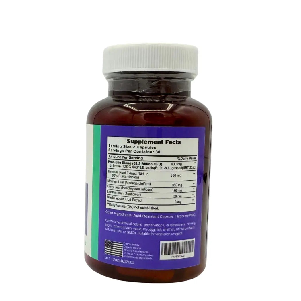 Organic Source – ProVitalize Everyday Probiotic 60 Capsules