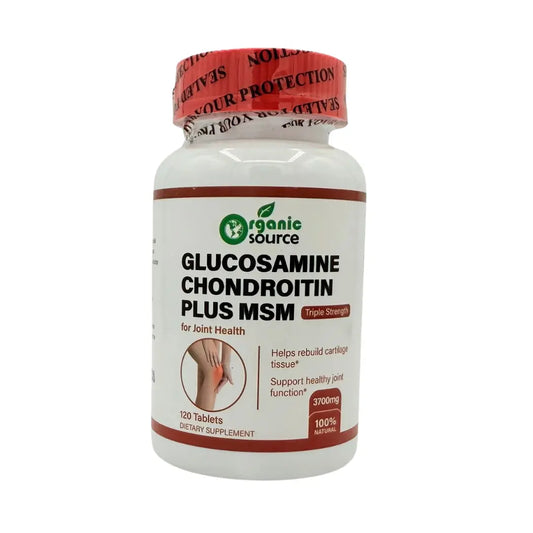 Organic Source – Glucosamine Chondroitin MSM 120 Tablets