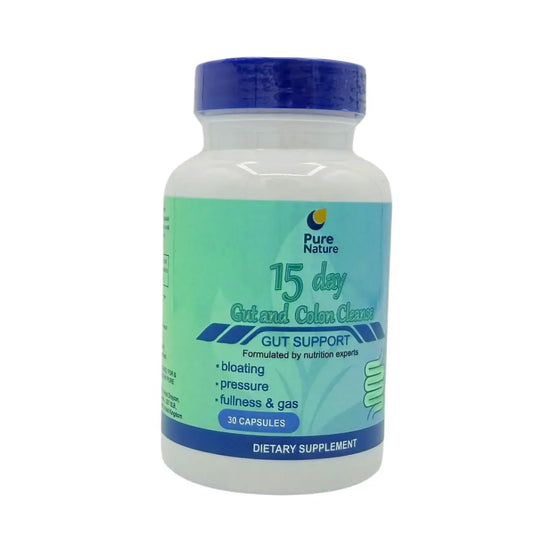 Pure Nature – 15 Day Gut & Colon Cleanse 30 Capsules
