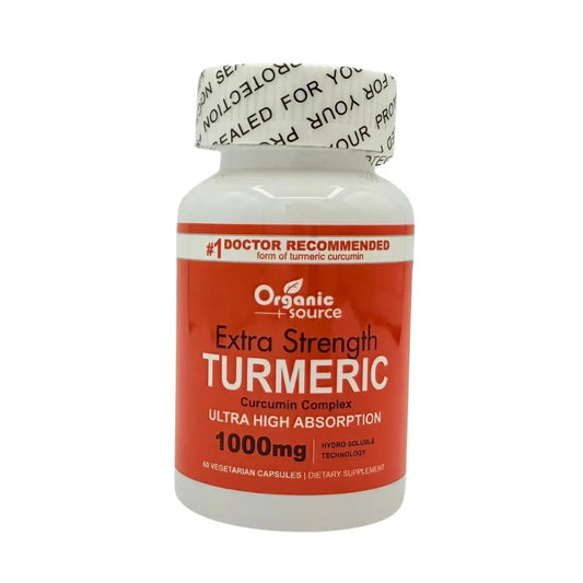 Organic Source – Turmeric Extra Strength 1000 mg (60 Capsules)