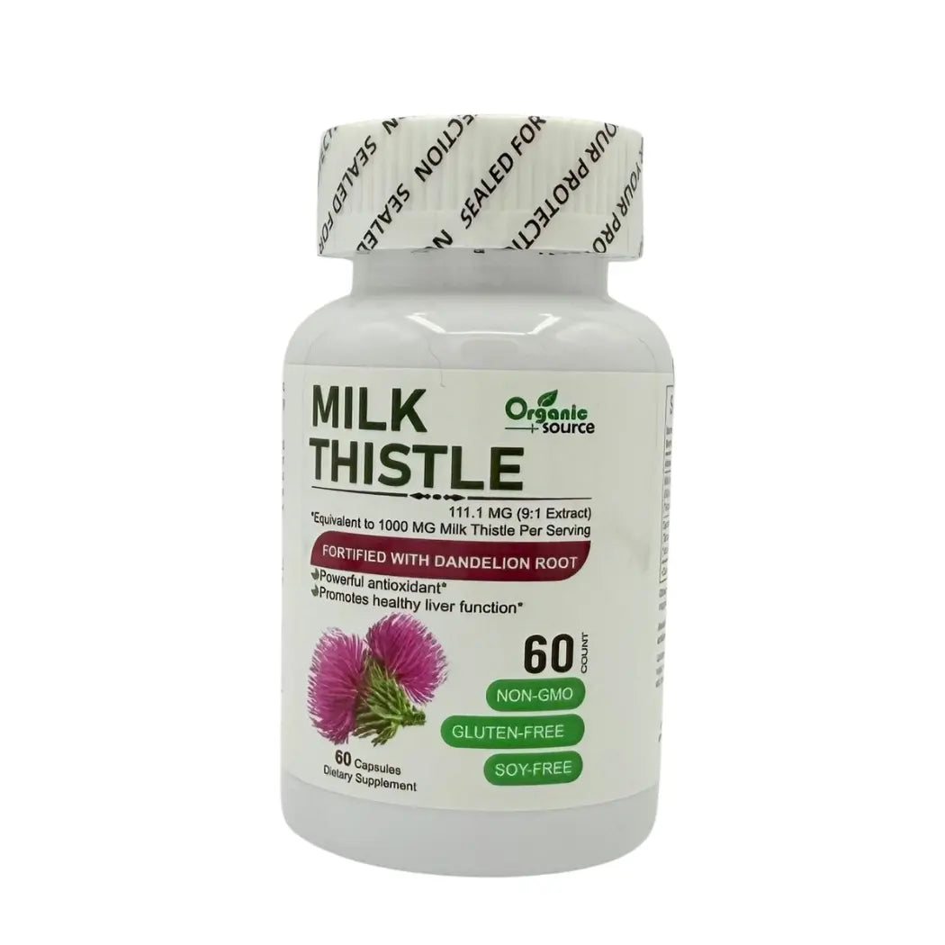 Organic Source – Milk Thistle 1000 mg 60 Capsules