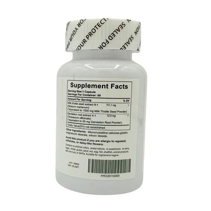 Organic Source – Milk Thistle 1000 mg 60 Capsules