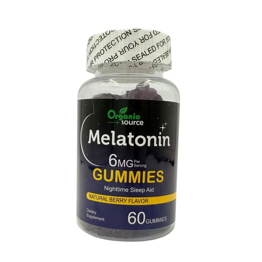 Organic Source – Melatonin 6 mg Gummies 60 Gummies