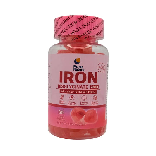 Pure Nature – Iron Bisglycinate 26 mg 60 Gummies