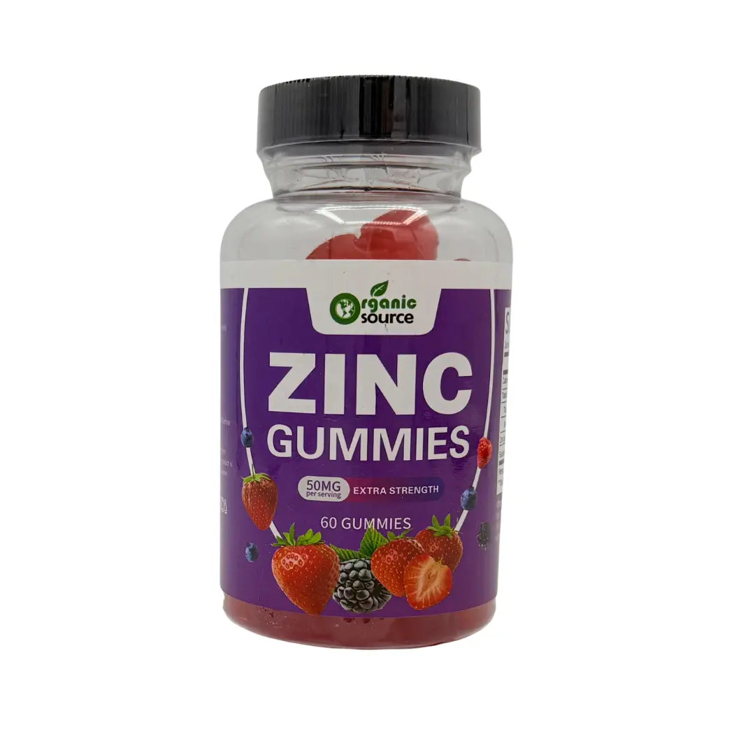 Organic Source – Zinc Citrate Gummies 50 mg 60 Gummies