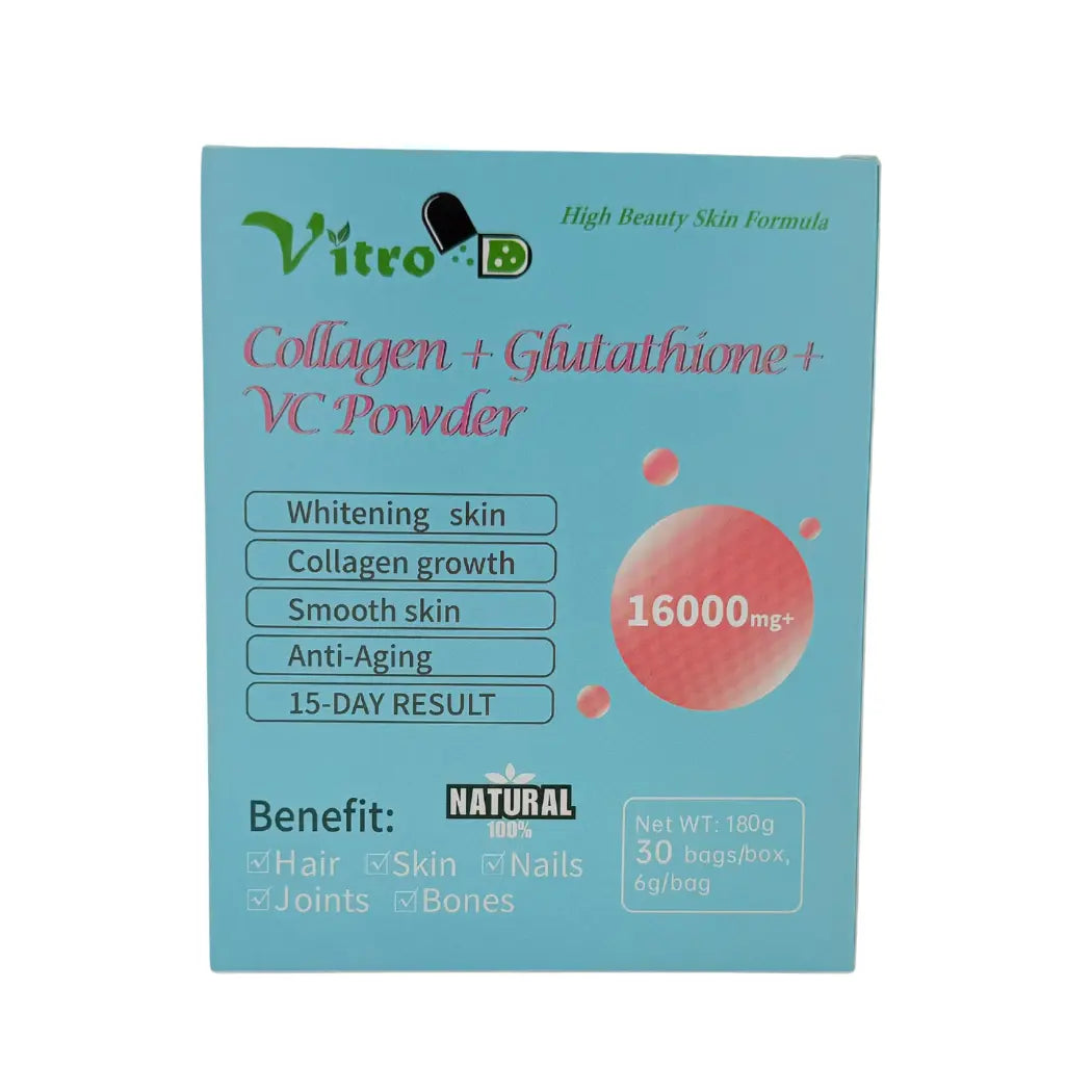 Vitrol – Collagen + Glutathione + Vitamin C (16,000 mg, 30 Sachets)