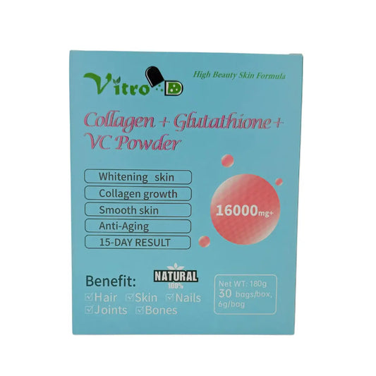 Vitrol – Collagen + Glutathione + Vitamin C (16,000 mg, 30 Sachets)