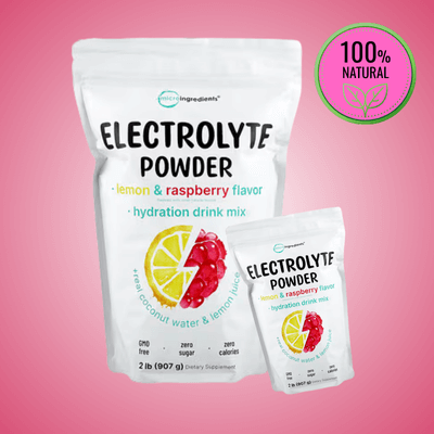 Electrolyte Powder – Lemon Raspberry (2 lb)