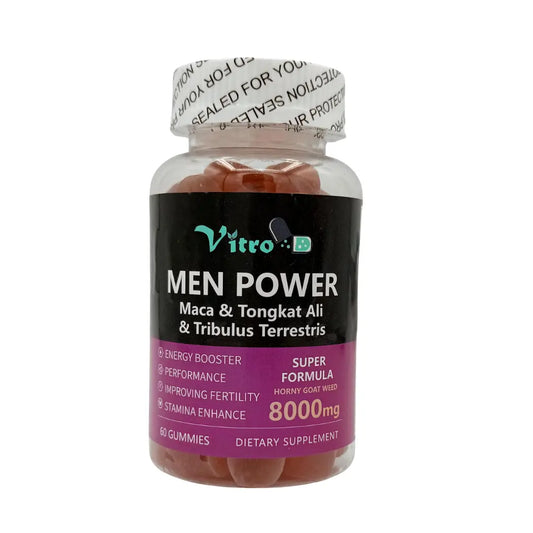 Vitrol Men Power  Maca, Tongkat Ali & Tribulus gummies 90 gummies