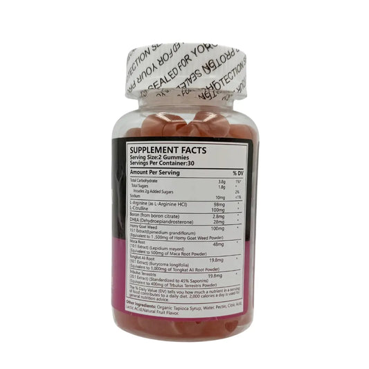 Vitrol Men Power  Maca, Tongkat Ali & Tribulus gummies 90 gummies